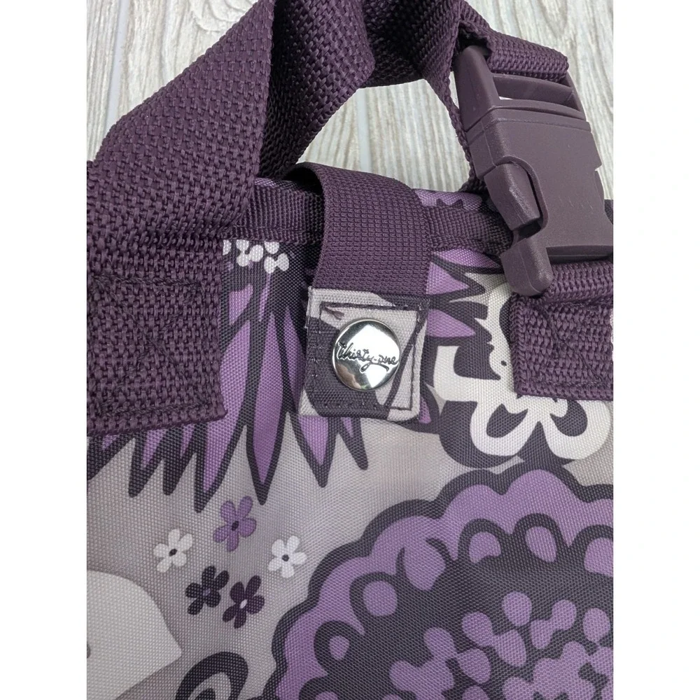 Thirty-One Timeless Beauty Toiletry Bag Plum Awesome Blossom Cosmetic Organizer